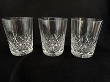 Vintage Set of 3 Marked Stuart Crystal Glengarry 3 1/2” Juice Tumbler Glasses.