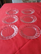 6 x vintage  French clear