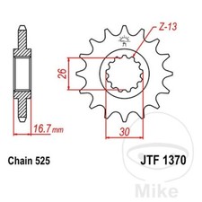 Sprocket For Honda CBR 600 14