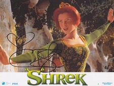 Cameron Diaz HAND SIGNED Photo, Autograph Theres Something About Mary Mask Shrek
