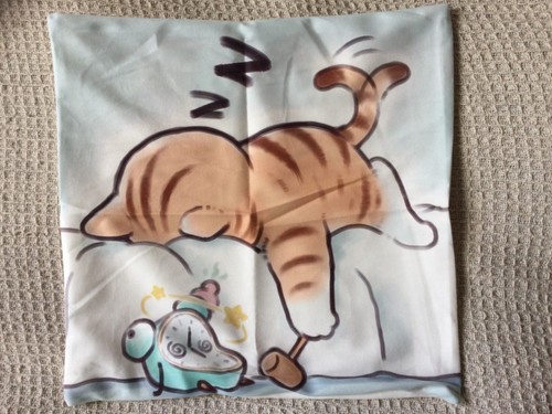 Lazy cat cushion cover - lazy, brand