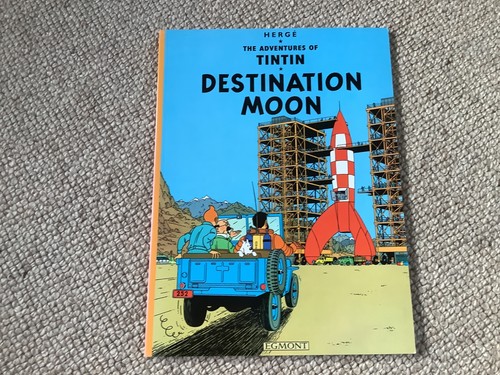 Tintin destination moon - moon,