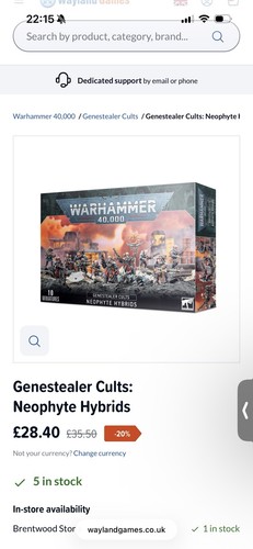 Neophyte hybrids genestealer - neophyte,