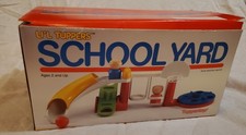 Vintage Collectable Tuppertoys Li'l Tuppers School Yard Original Box Complete