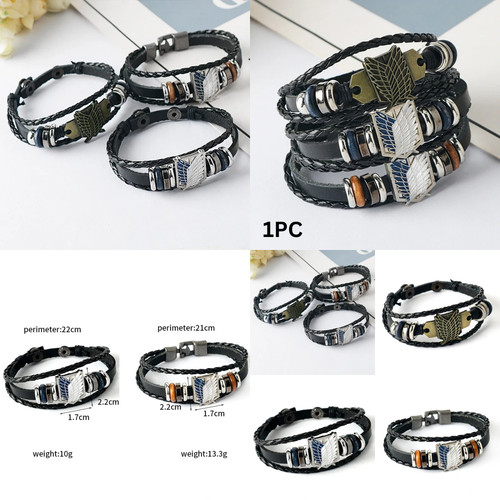 Attack titan bracelet - bracelet, wings