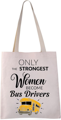 School bus driver tote bag - bus,