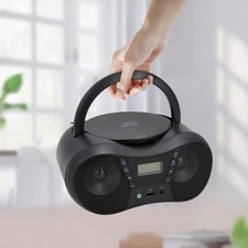 Portable CD Player Boombox FM