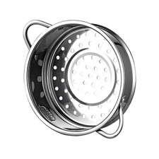 Stainless Steel Steamer Insert, Dumpling, Vegetable Steamer Basket, 20 Cm Inner