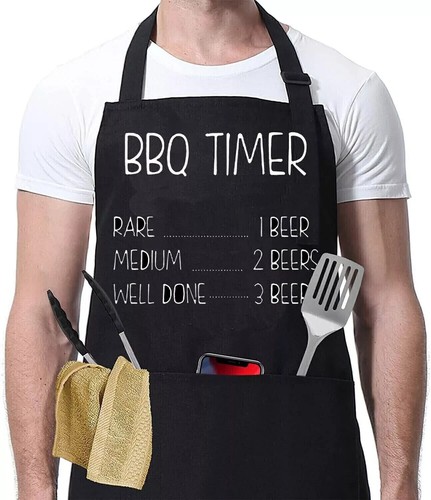 Bbq apron gift - apron, man