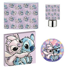 STITCH & ANGEL disney lilo CEILING SHADE, TOUCH LAMP, WALL ART, CLOCK or BUNDLE