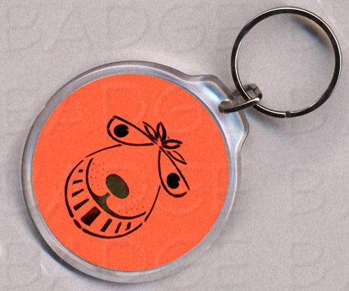 Space hopper keyring - hopper,