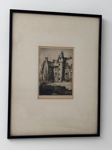 John rogerson signed etching - signed,