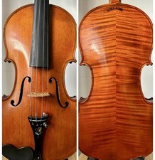 Beautiful & Stunning  Old French Stamped back Vuillaume  4/4 Violin In Case