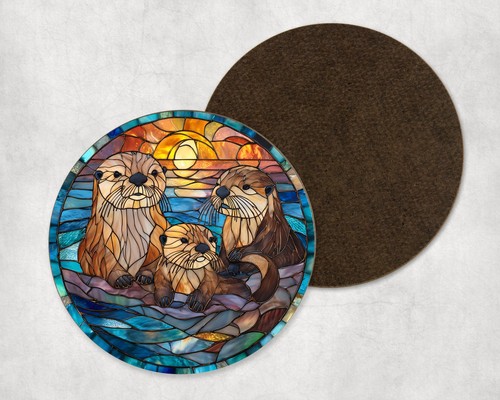 Otter family spring animal - otter,