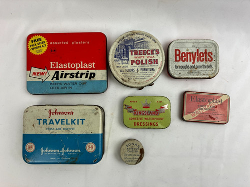 Vintage collectible tins - 7,