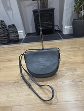 Coach Small Leather Grey Hudson Saddle Crossbody Bag Sling