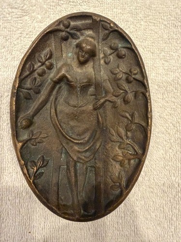 Antique bronze oval - bronze,