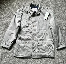 Erba Travel Oratop Jacket Men's Size 48 Grey Winter Coat Zip Up Finland BNWT