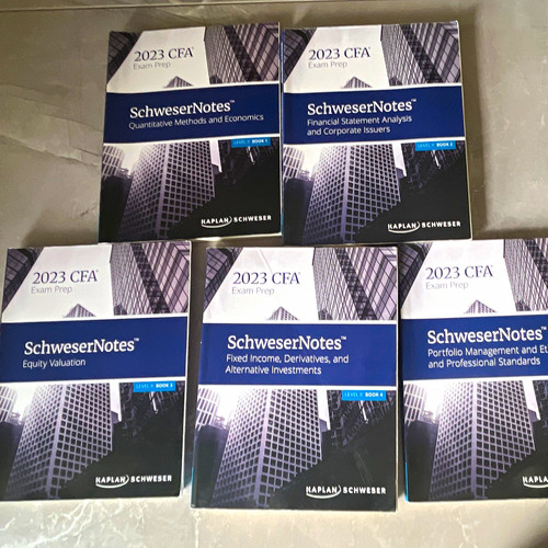 Kaplan schweser cfa level - level, i