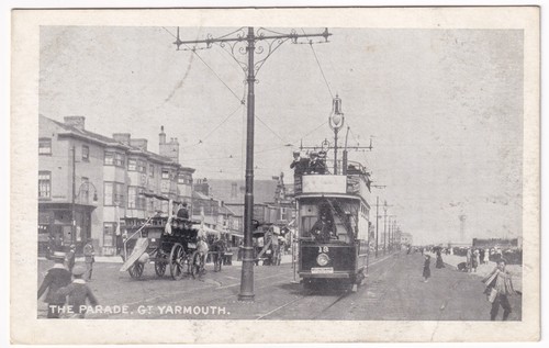 Great yarmouth tram - tram, car