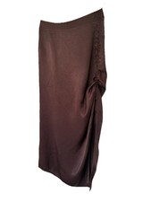 Zara satin look gathered