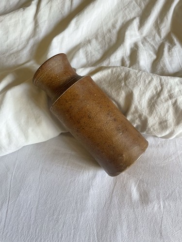 Antique stoneware bottle 19th - bottle,