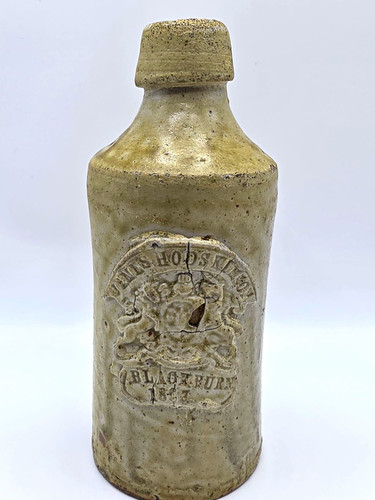 Salt glazed embossed stoneware - embossed,