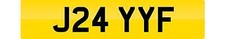 Jay number plate j24 yyf - j24,