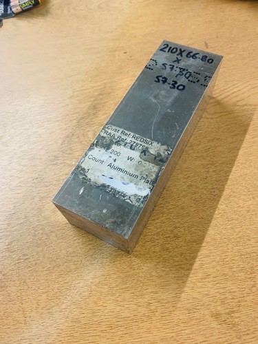 Aluminium bar billet 210mm - 210mm, x