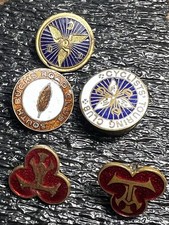 Enamel Pin Badges Selection From Cylcle Clubs Various Designs