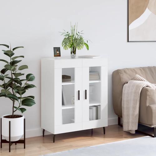 Sideboard white 5x34x90cm - sideboard,