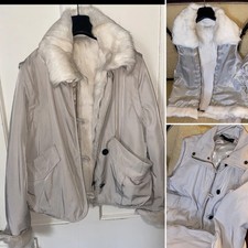ZARA beige jacket /detachable