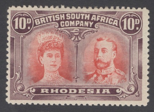 149 rhodesia 1910 10d - 1910-13.,