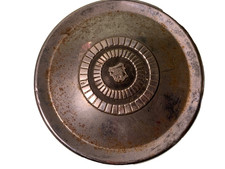 vauxhall victor wheel trim VX490 1964 model car chrome part & medallion 9" part