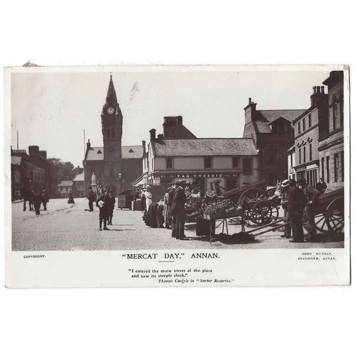 Annan mercat day postcard - day,,