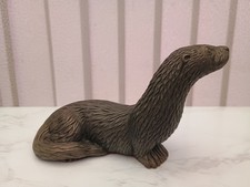 Cold Cast Bronze Resin Otter