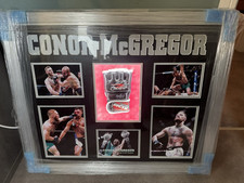 Conor McGregor Signed MMA Glove Light Frame With COA