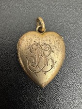 Antique Gold Filled Heart