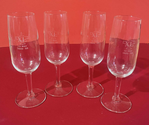 Champagne flutes glasses set - flutes,