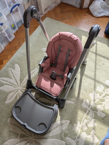 Silver cross buffet highchair - silver,