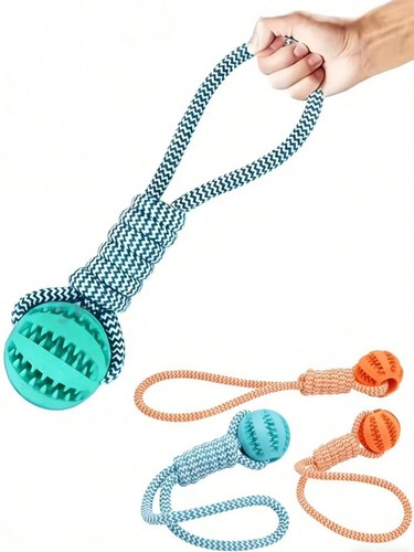 Dog ball rope chew - a,