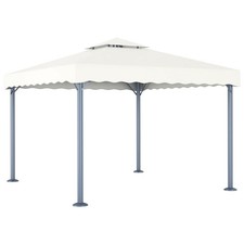 Gazebo Cream Aluminum 118.1 x