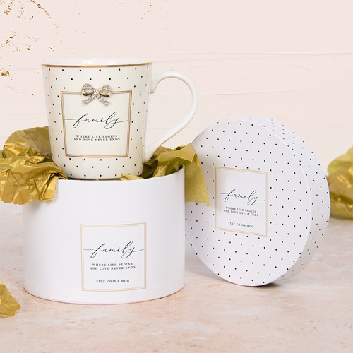 Fine china mug with gift - mug,