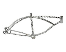 Lowrider Bike Frame Twisted 20" Chrome