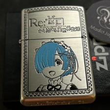 Zippo Re:ZERO Starting Life in Another World Rem Silver Anime Lighter