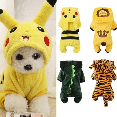 Pet dog soft fleece jumpsuit - dog,