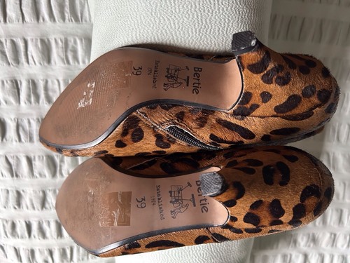 Bertie ankle boots leopard - bertie,
