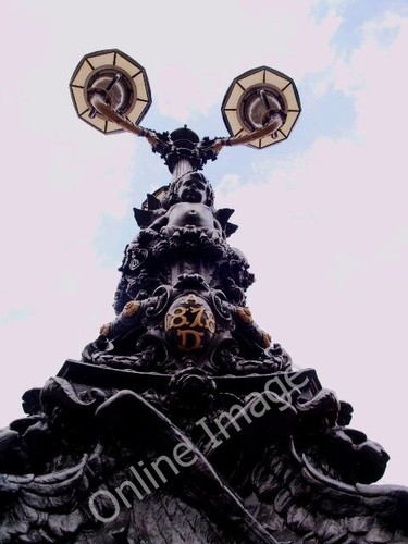 Photo 6x4 cast - photo, lamp-post