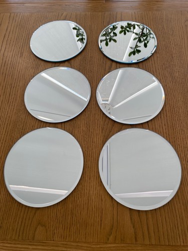 Round mirror glass - mirror, bevel