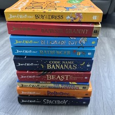9 x David Walliams Books Good
